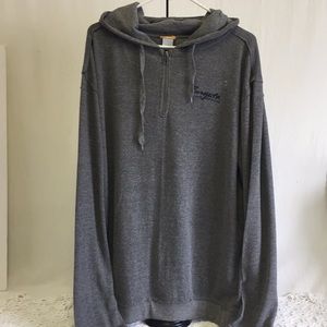 Borgata Hotel Casino Hoodie XL Grey Lightweight